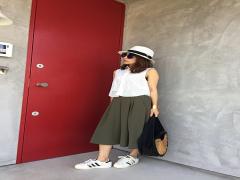 白Tシャツ×ガウチョパンツ＋αで大人かわいい夏の楽ちんコーデを手に入れたい！