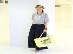 ワイドパンツなら簡単に今ドキの大人カジュアルな着こなしが完成♪