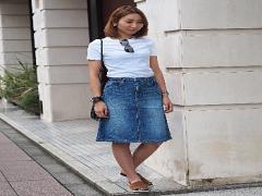 トレンドの白無地Tシャツでコーディネート！モテわざを見せちゃいます♡