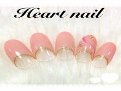 オフィスでもOK！上品で大人かわいいネイルは逆フレンチ♪