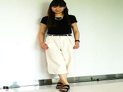 着まわし優秀！黒シャツを使ったシンプルコーデ