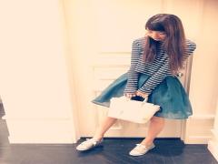 脱フェミニン。オーガンジースカートをロックにカジュアルに着こなそう！