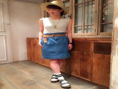 無地Tシャツを着こなしてこの夏の大人カジュアル完成！