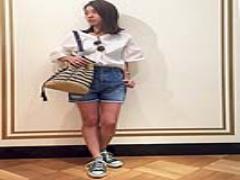 デニムショートパンツを大人カジュアルに履きこなす！オススメコーディネート♡