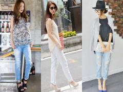 「ダメージ加工デニム」で抜け感を出すのが断然今っぽい！