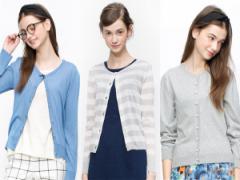 「サマーカーディガン」は上品な丸首がオフィスでも使える！