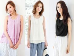 着回し力＆こなれて見える！「シフォンノースリ」はプチプラで集めたい