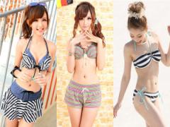 男女モテ抜群！爽やかマリンな「ボーダービキニ」