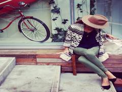 おしゃれさんの秘密技、ネイティヴ柄アイテムでおしゃれ上級者