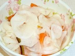 大根の酢漬けでさっぱり！夏レシピ♡