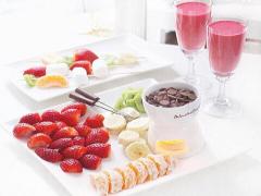 かわいいチョコレートフォンデュをしよう！甘みとフルーツがジュワッが最高♪