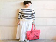 抜群の安定感と女っぽさが魅力♡ボーダーニットの着こなしテク