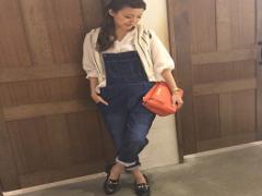 大人かわいいサロペット！憧れ美女コーデをまねっこ♡