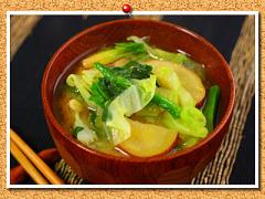 ほくほくあま～いさつまいもの味噌汁レシピ