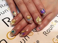 夏も秋も両方楽しみたい♡クリアネイルがとってもオシャレ♪