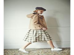 秋冬最愛♡チェックスカートをUNIQLOとトコトン着回す1weekコーデ