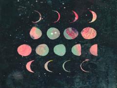 月の魔法にかかってみる？女性らしさを引き出す月モチーフネイル♡