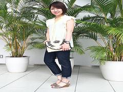 オトナなウエッジソールサンダルで夏モテレディのできあがり♡