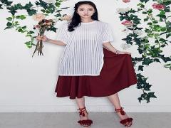 ガーリー、だけど女っぽい。"プラム色" でつくるクラシカルな秋の装い