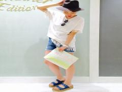 海へ行こう！！デニムショートパンツの着こなしまとめ