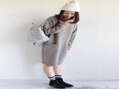 暖かいニットセーターの着こなしを学んで秋冬はほっこりしちゃおう♡