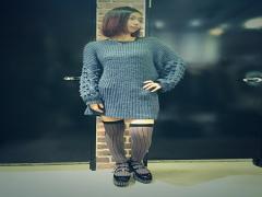 大人可愛いゆるふわニットワンピースのオススメコーデ♡