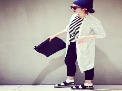 今季もお世話になります。ロングカーディガンを使った平日着回しコーデ