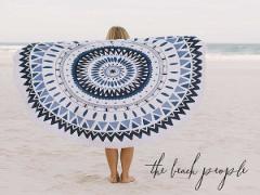 ビーチにピクニックに大活躍！ラウンドタオルを持っておしゃれに出かけよう♩