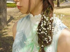 2つのトレンドカラーを抑えて＊秋が近づいたら、レトロなワンピースが着たいの♡