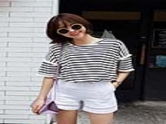 トレンドも着痩せもお任せ！秋まで使える5分袖topsコーディネート♡