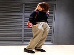 万能アイテム♡タックパンツのおしゃれな着こなし