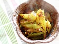 簡単！ヘルシー！セロリのきんぴらレシピ♪