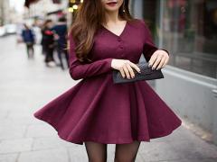 究極シンプルがオトナ可愛い。Aライン・Iラインの秋ワンピースカタログ