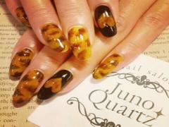 秋にはマストのお洒落デザイン♡べっ甲ネイルのセルフやり方講座