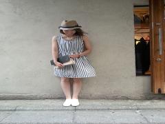 休日の大人カジュアルコーデに♡ストライプワンピースはいかが？