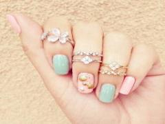 リングとネイルが合えばもっとかわいい♡リングのモチーフ別おすすめネイルアート