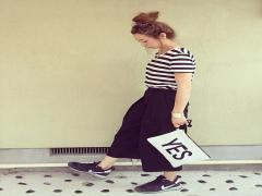 定番コーデはメイクで外せ♡フルーツカラーで目もとから垢抜けましょ