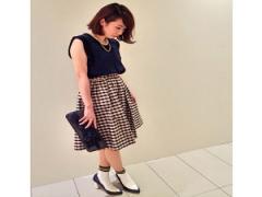 かわいくてカジュアル！チェックスカート着こなし術♡