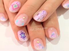 程よい透け感が魅力的。“シースルーネイル”デザイン集♡