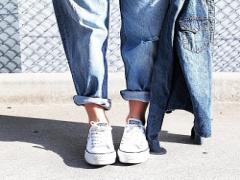 見た目デニム、履き心地スウェット。［GU￥1990］楽ちんデニムルックをGetせよ♡