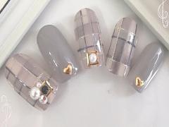 秋冬限定のいい子ちゃん風ネイル♡真似したくなるチェックネイルカタログ