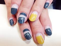 指先から紅葉を始めましょう♡秋らしいマスタードイエローネイル