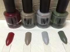 塗りやすく発色も◎秋冬大活躍のセリア「atマットネイル」4色新発売