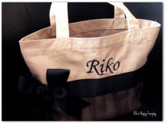 私だけのバッグ♡名前入りチュールトートバッグなら断然Babinese！