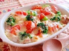 秋冬食べたいトマトグラタンのレシピ♡色が綺麗で栄養満点！