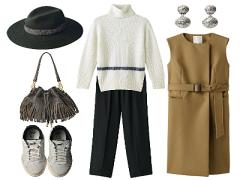 チョコ、ミルク、キャラメル…。秋は甘いニュアンスカラーに包まれて。