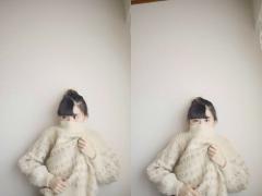 だぼ、ゆるが最強の萌えなの。タートルネックとアップヘアの最愛コンビみっけ♡