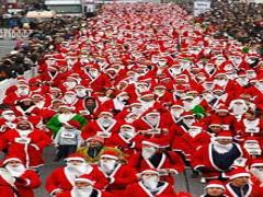 サンタじゃないと参加できません♡「聖蹟サンタマラソン」2015年も開催