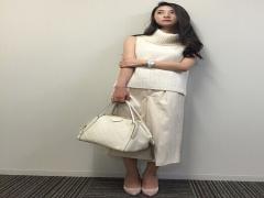 ホワイト→ベージュへChange＊秋に向けてワントーンでつくる大人なわたし。