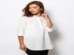 清楚感と抜け感の融合！女を上げるスキッパーシャツ♡